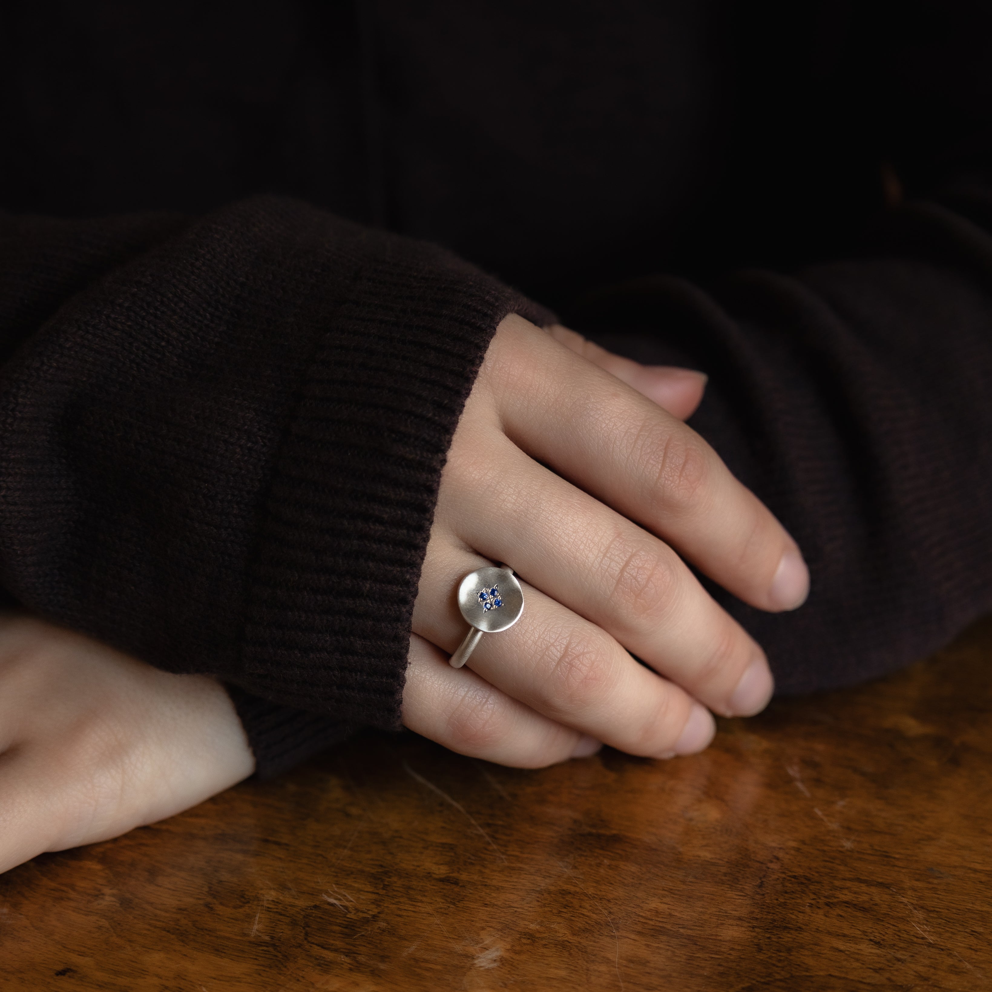 Four Star Wave Ring