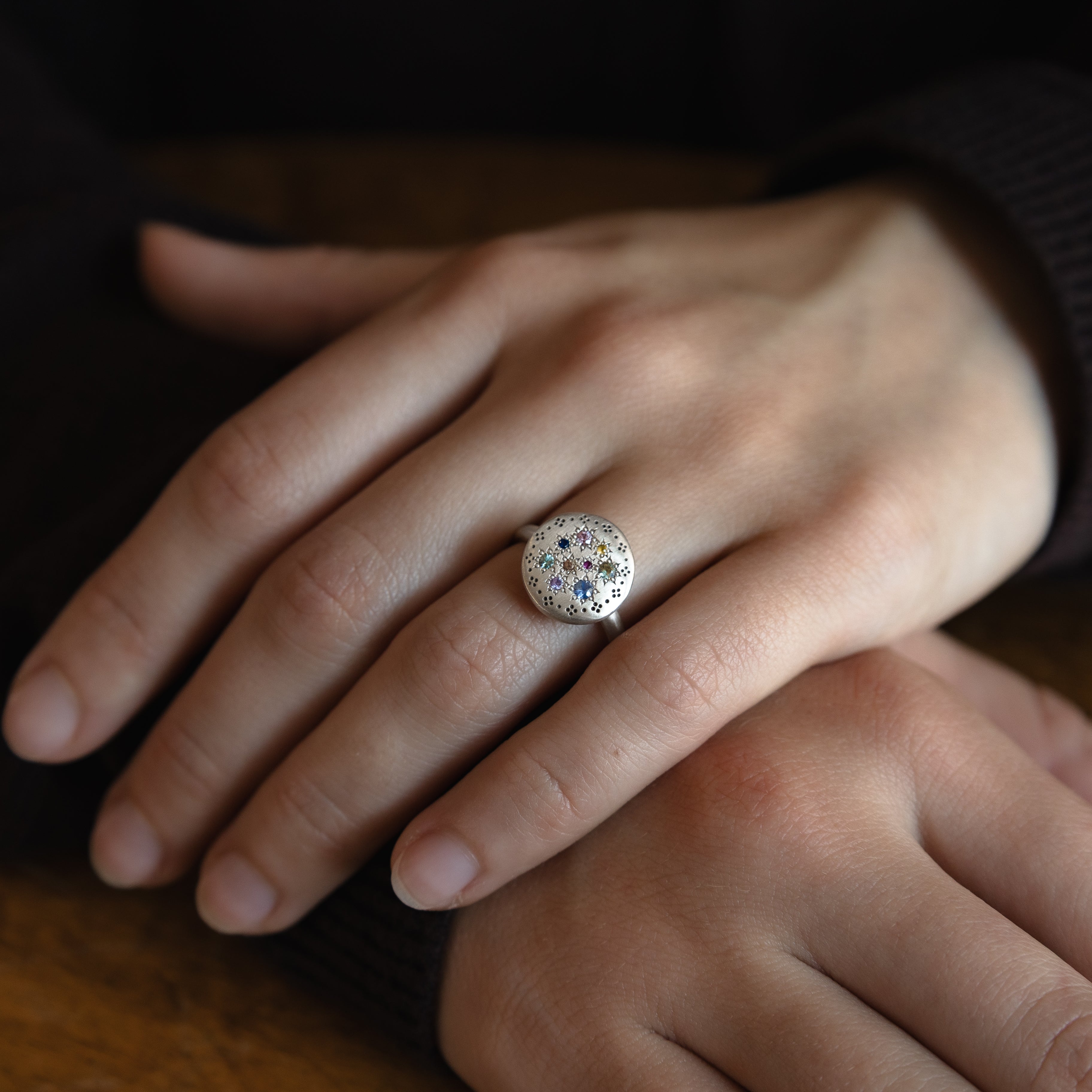 Silver Lights Ring