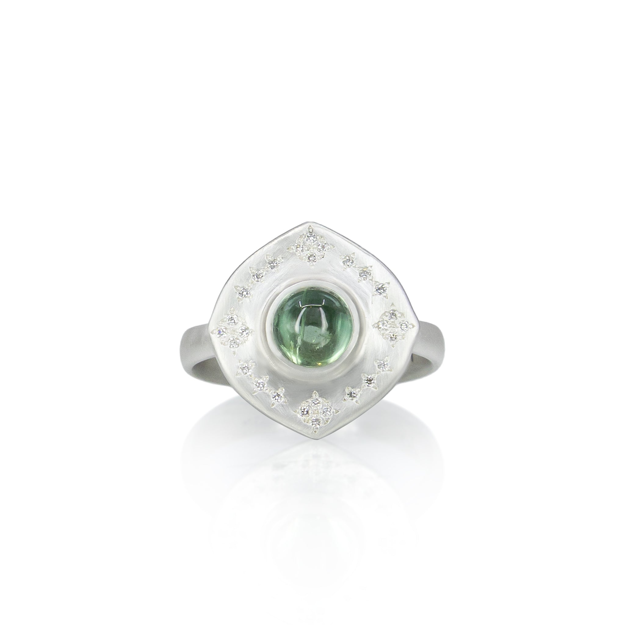 Green Tourmaline Memories Ring