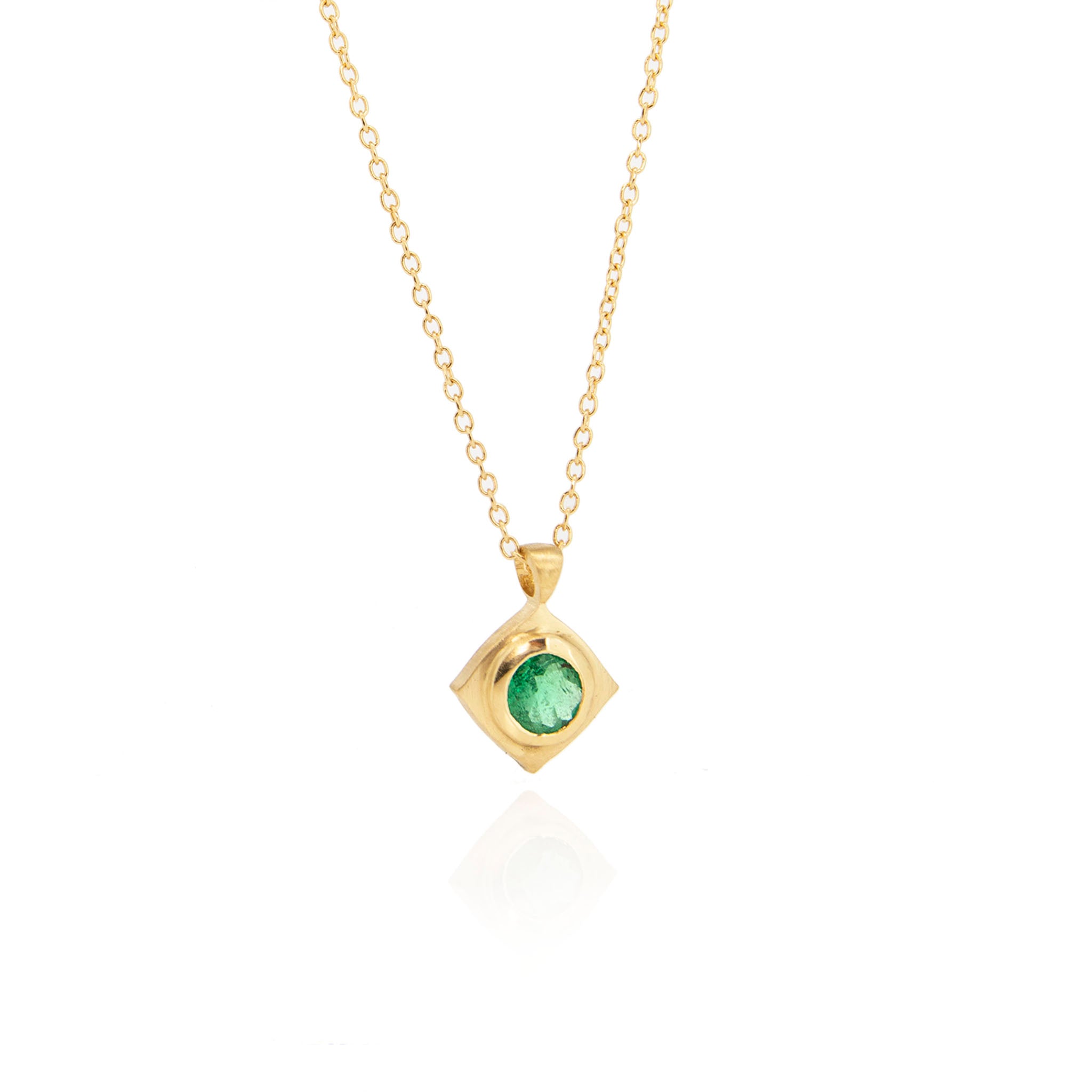 Drops of Happiness Emerald Charm