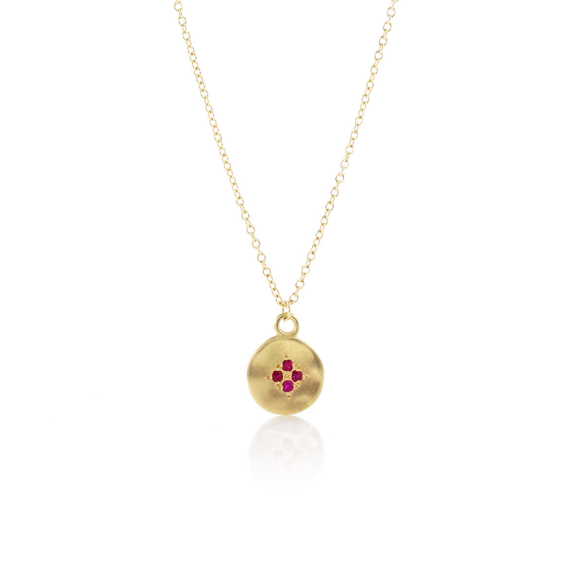 Gold Four Star Wave Charm
