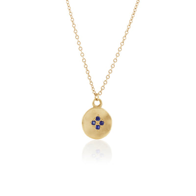 Gold Four Star Wave Charm