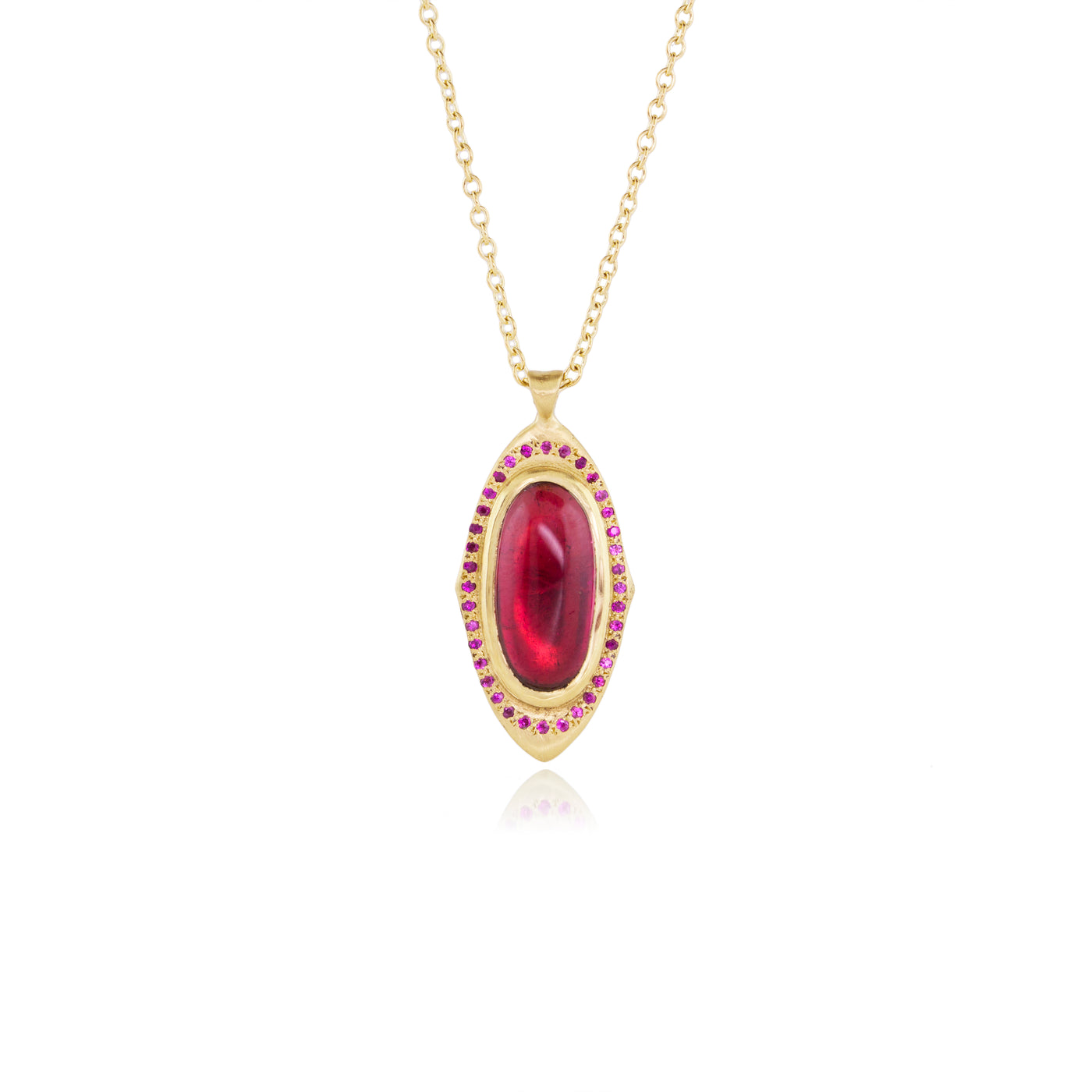 TOURMALINE & RUBY GRACE PENDANT