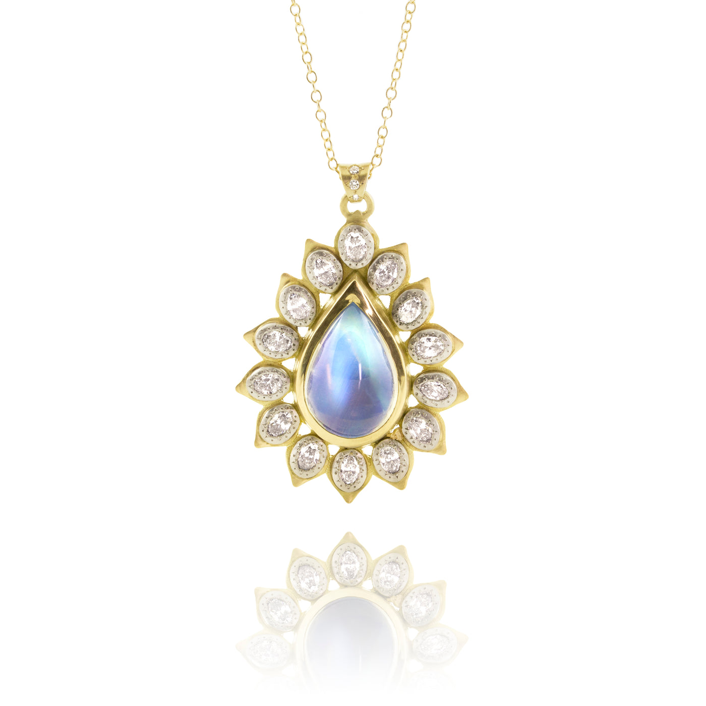 Moonstone Starburst Pendant