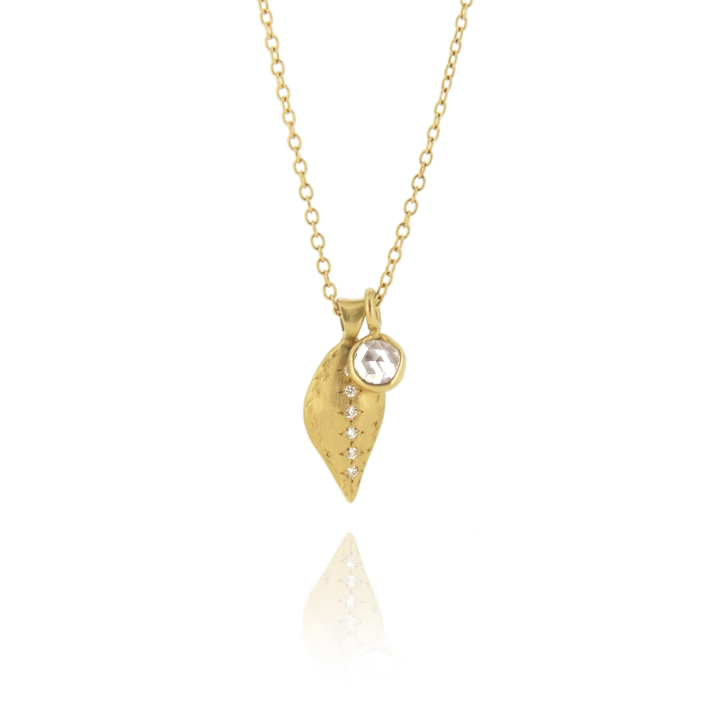 Golden Drop with Charm