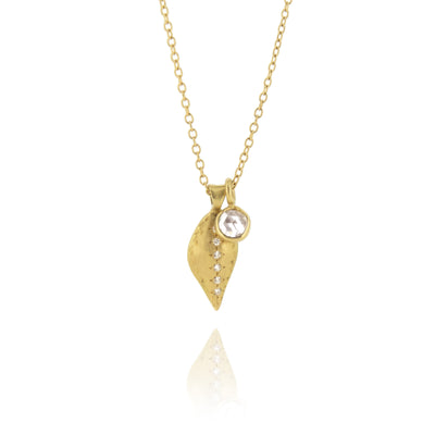 Golden Drop with Charm
