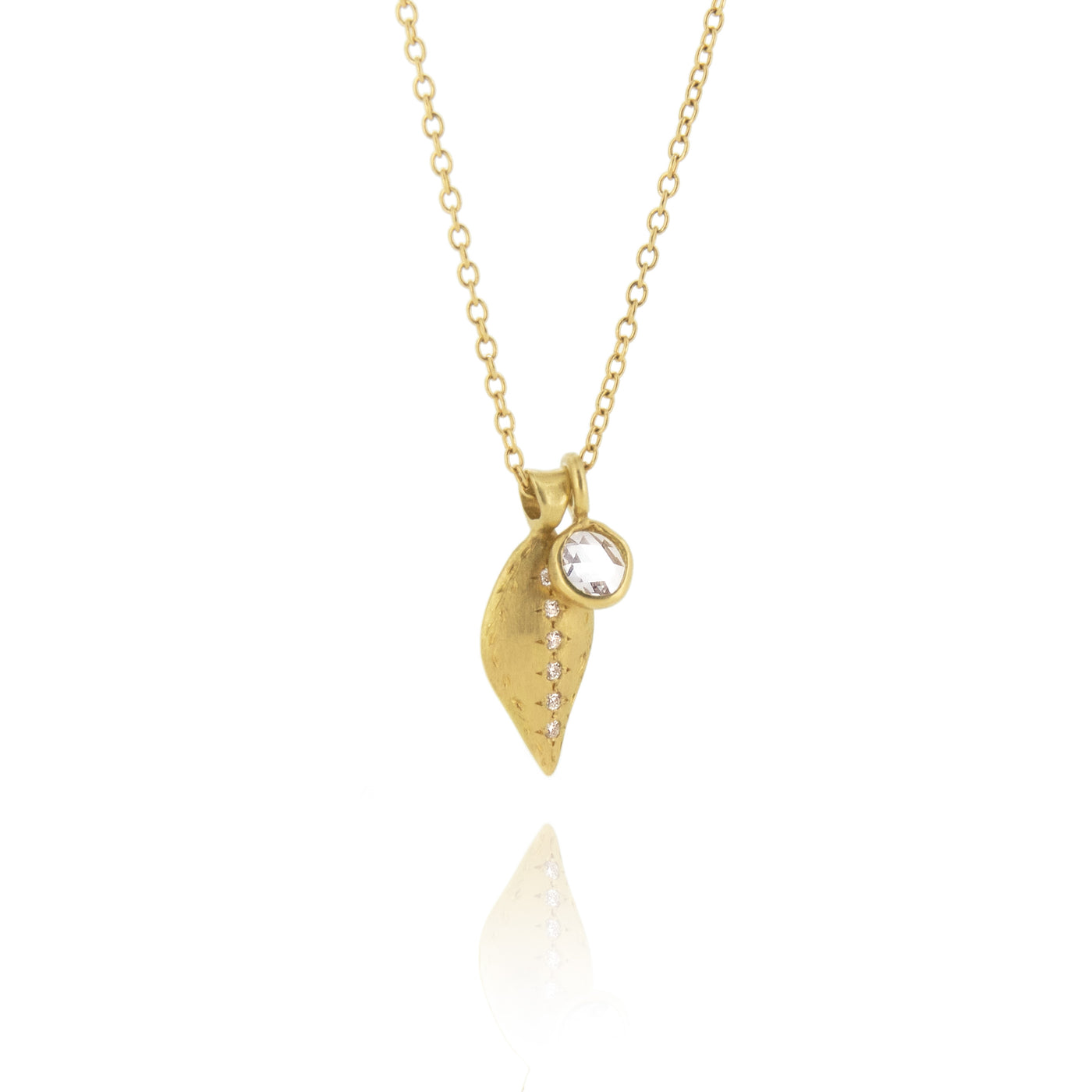 Golden Drop with Charm