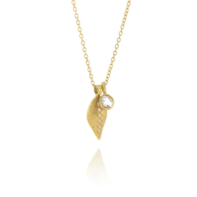 Golden Drop with Charm