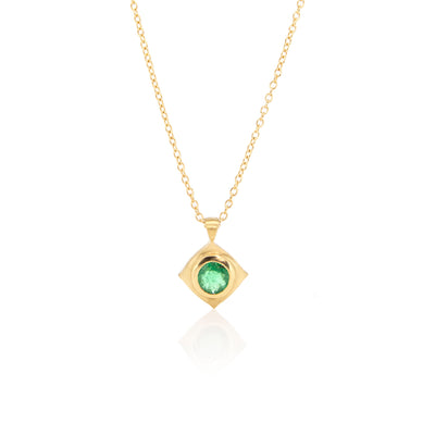Drops of Happiness Emerald Charm