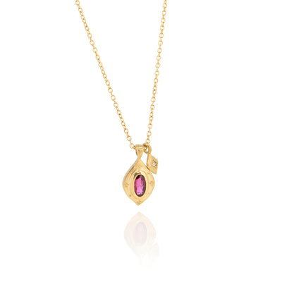 DROPS OF HAPPINESS OVAL WITH DIAMOND ACCENT CHARM