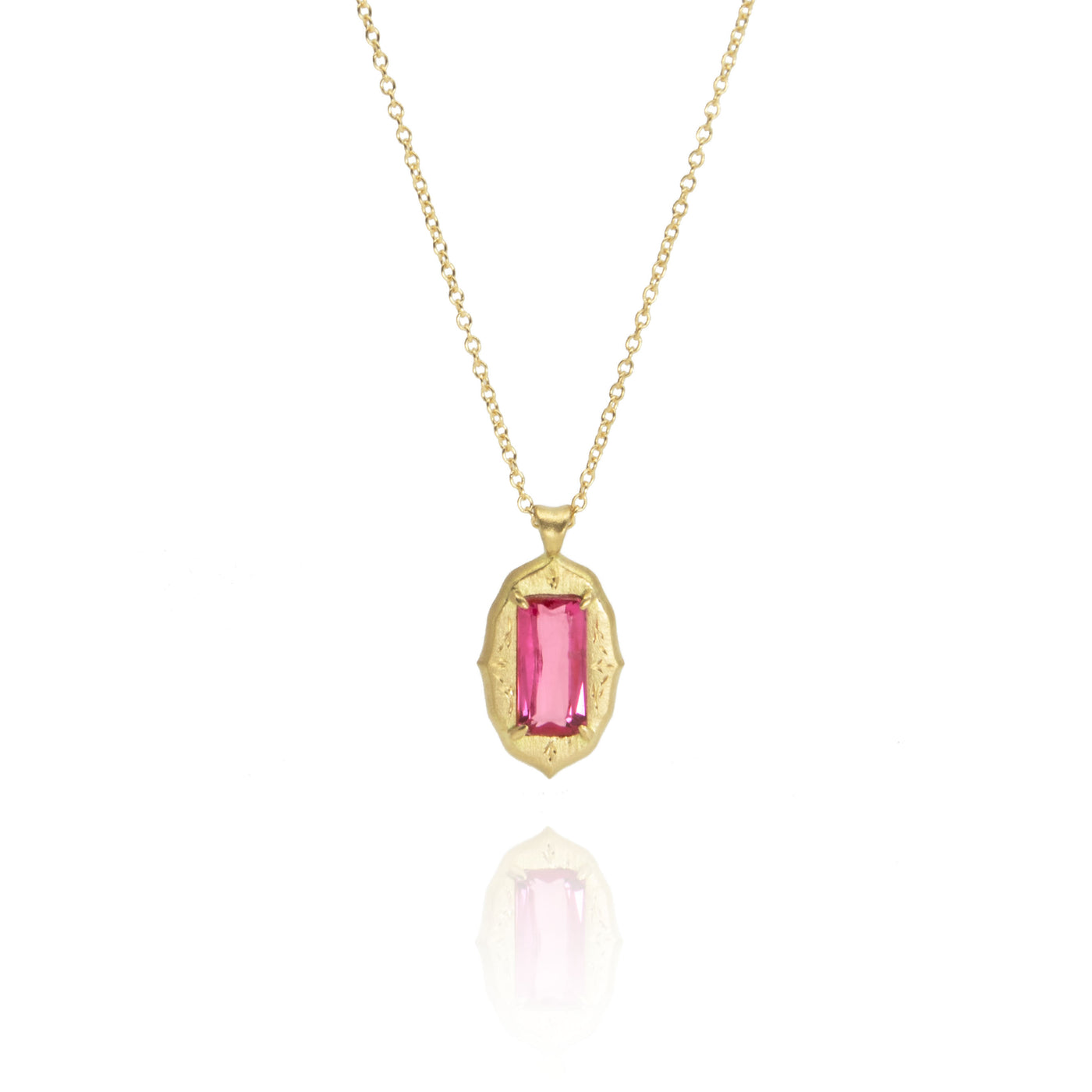 Spinel Prong Pendant