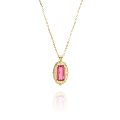 Spinel Prong Pendant
