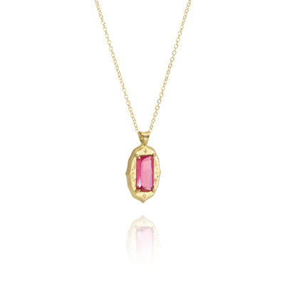 Spinel Prong Pendant