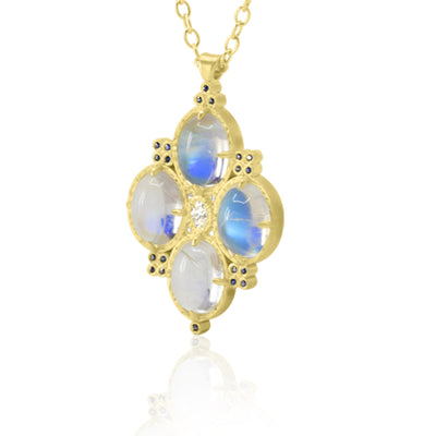 Four Cab Moonstone Pendant