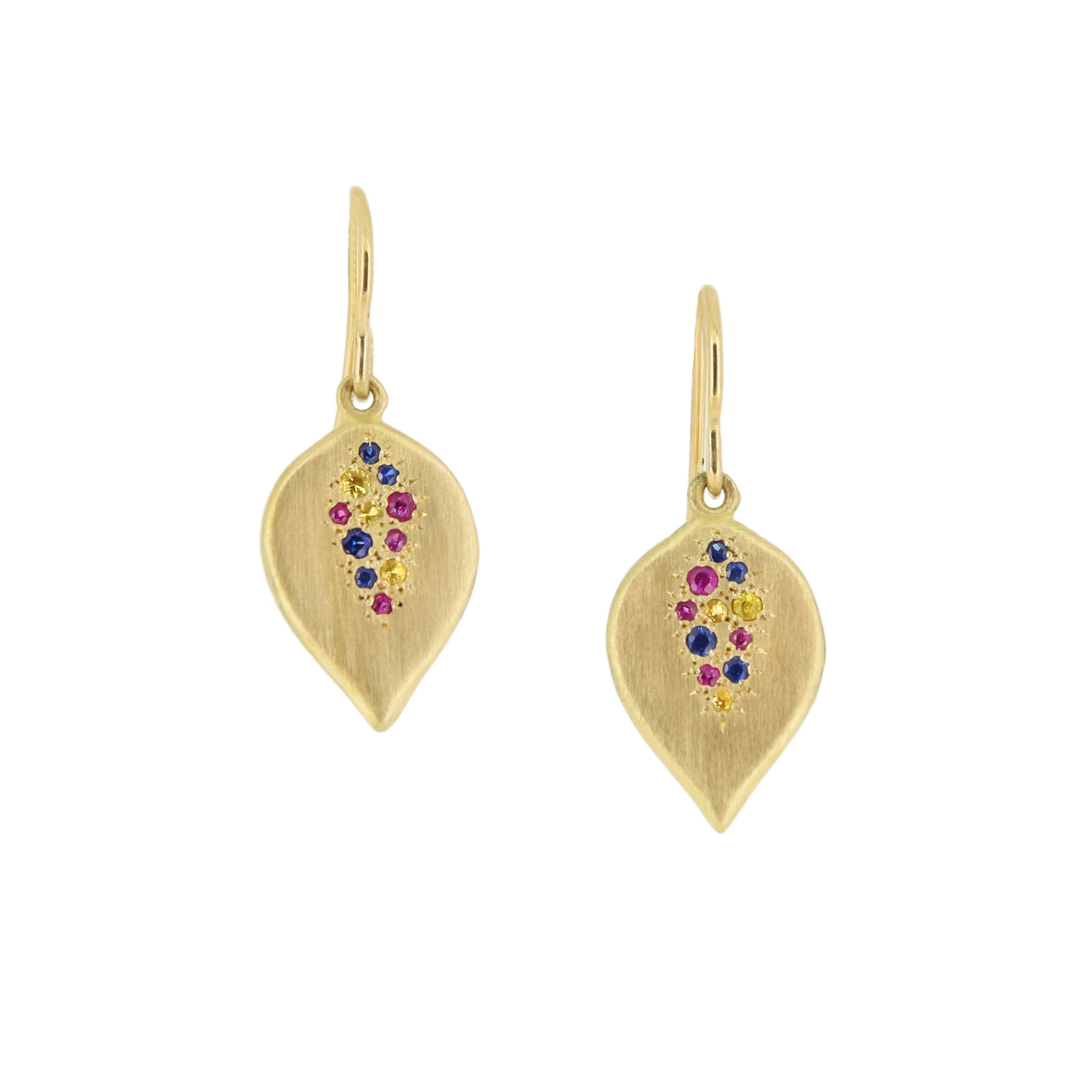 Multi-Stone Tear Earrings