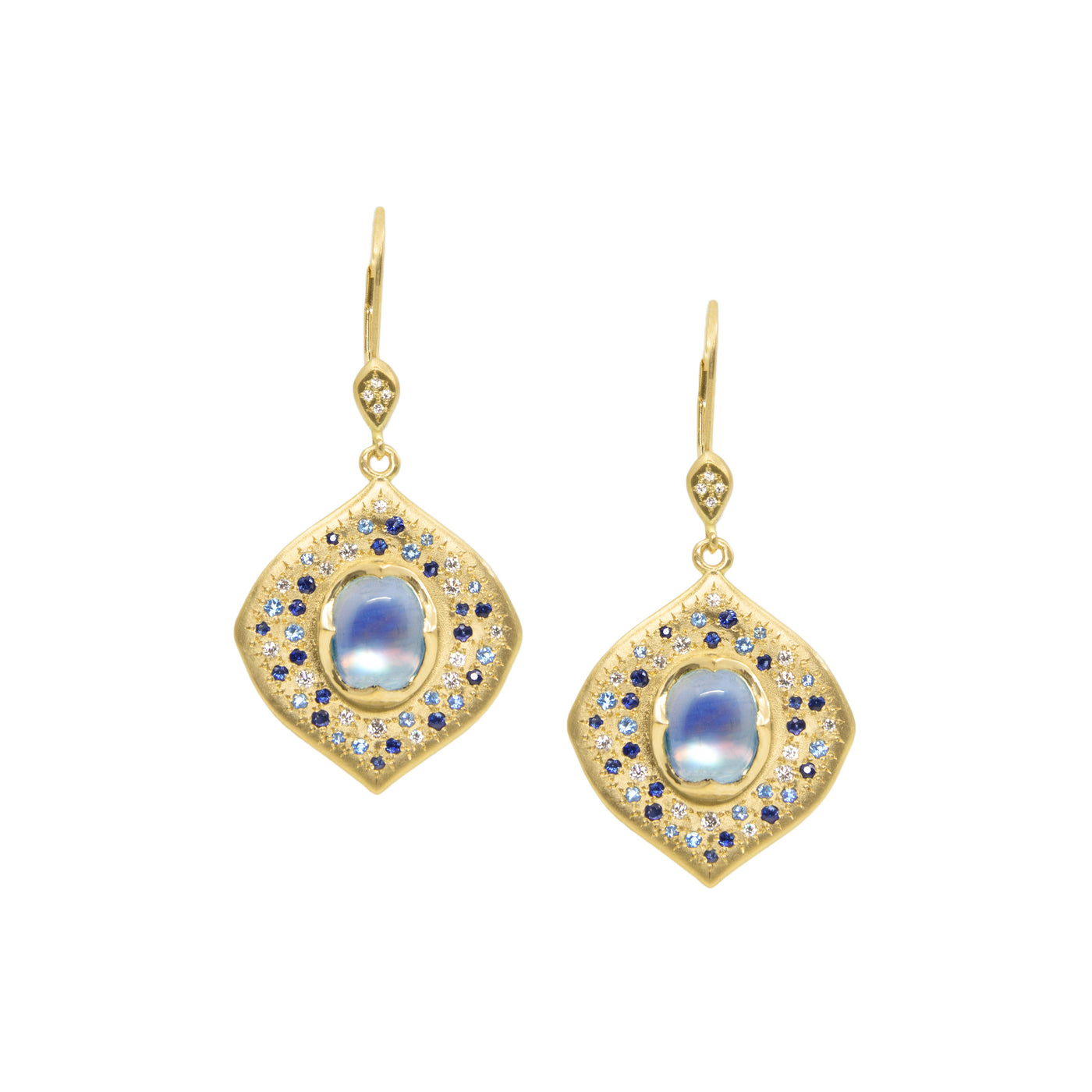 Tidal Pool Moonstone Earrings