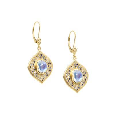 Tidal Pool Moonstone Earrings