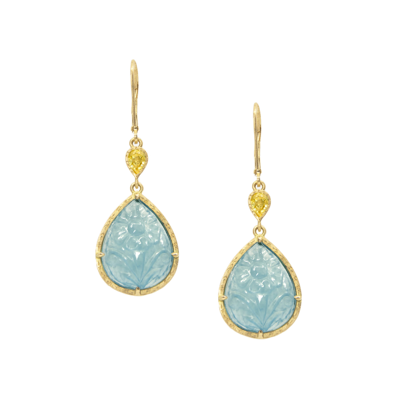 Carved Aquamarine