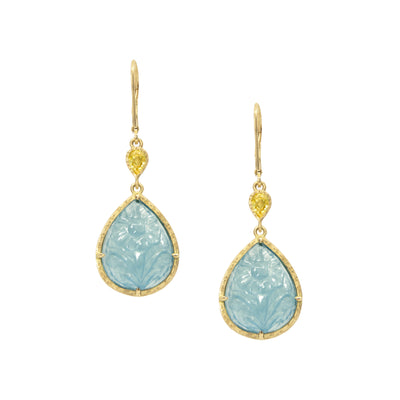 Carved Aquamarine
