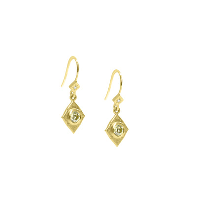 Engraved Drop Earrings