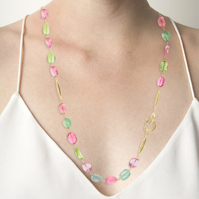 26" Afghani Tourmaline Necklace