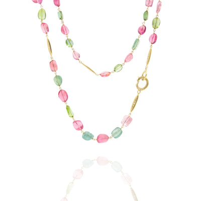26" Afghani Tourmaline Necklace