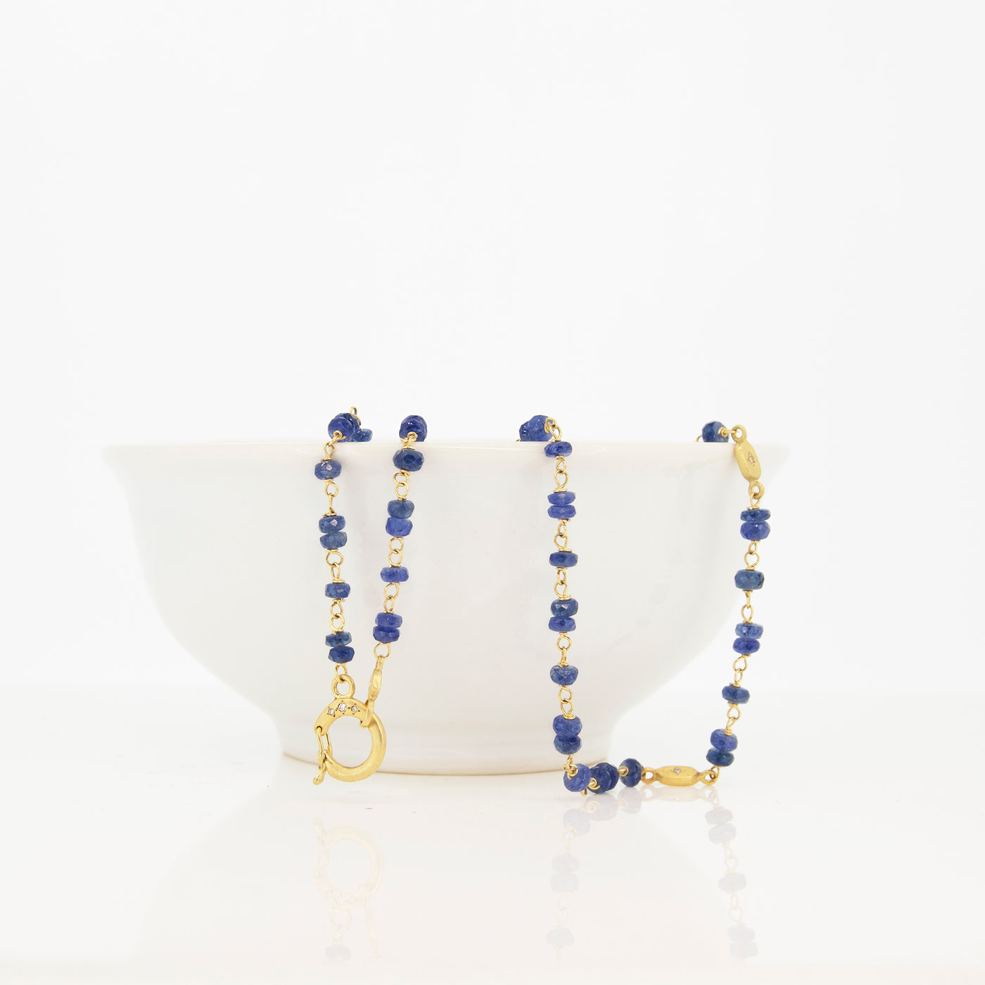 BEADED SAPPHIRE NECKLACE