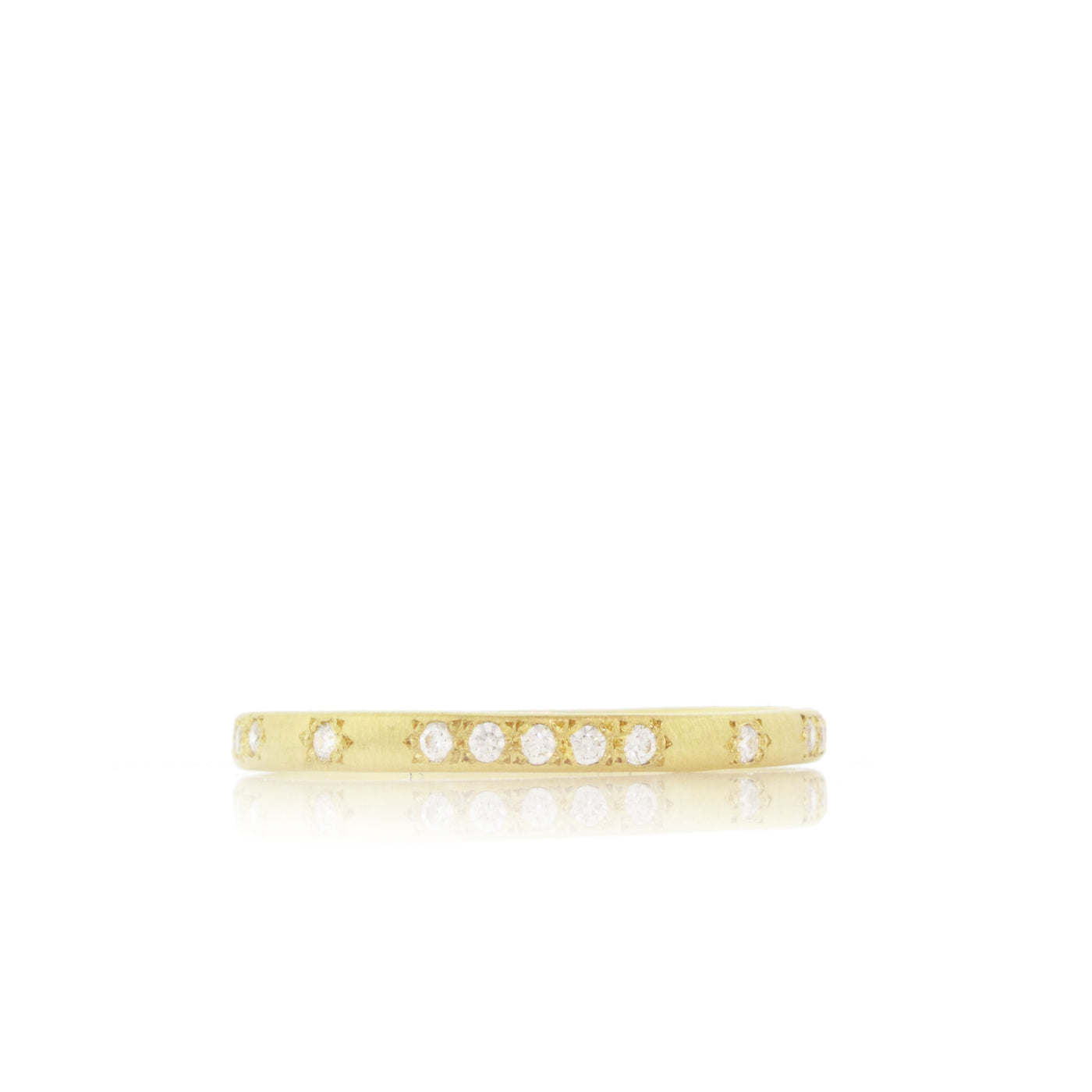 Rounded Thin Band in Gold