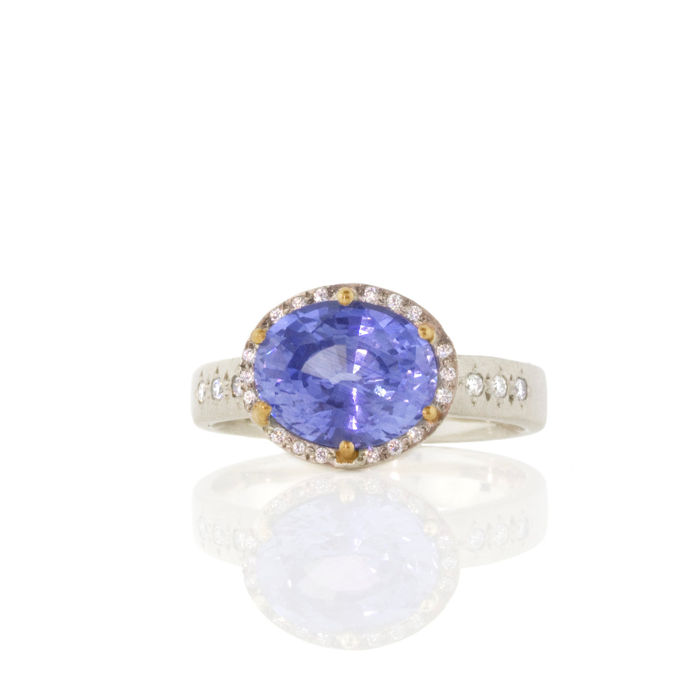 Prong Set Sapphire Ring