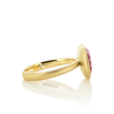 ORGANIC PINK TOURMALINE HALO RING
