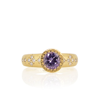 Tapered Shimmer Solitaire