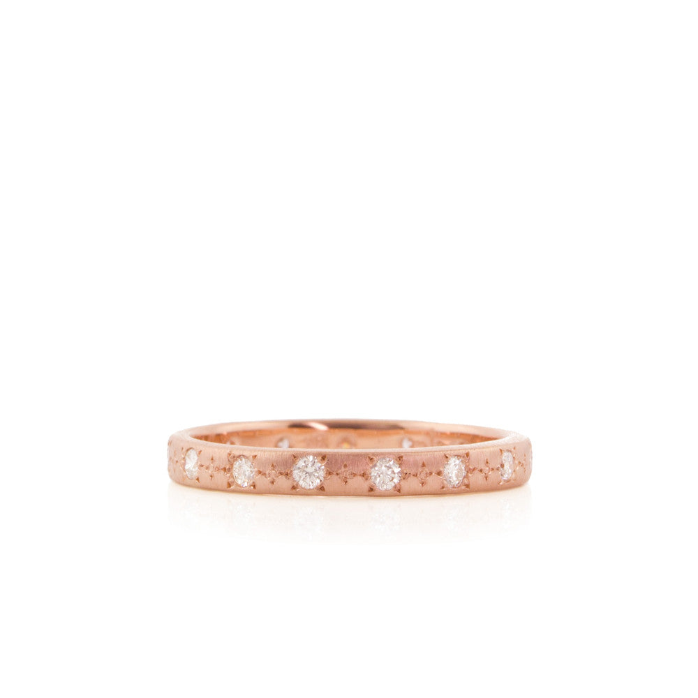 Stepping Star Band in Gold
