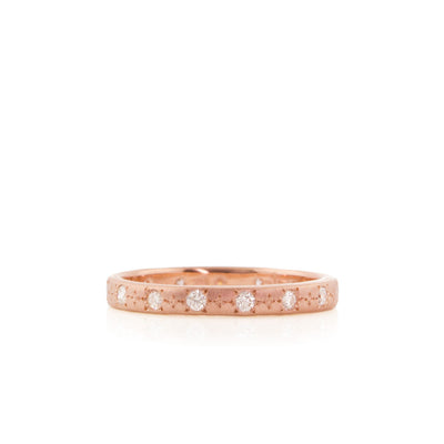Stepping Star Band in Gold