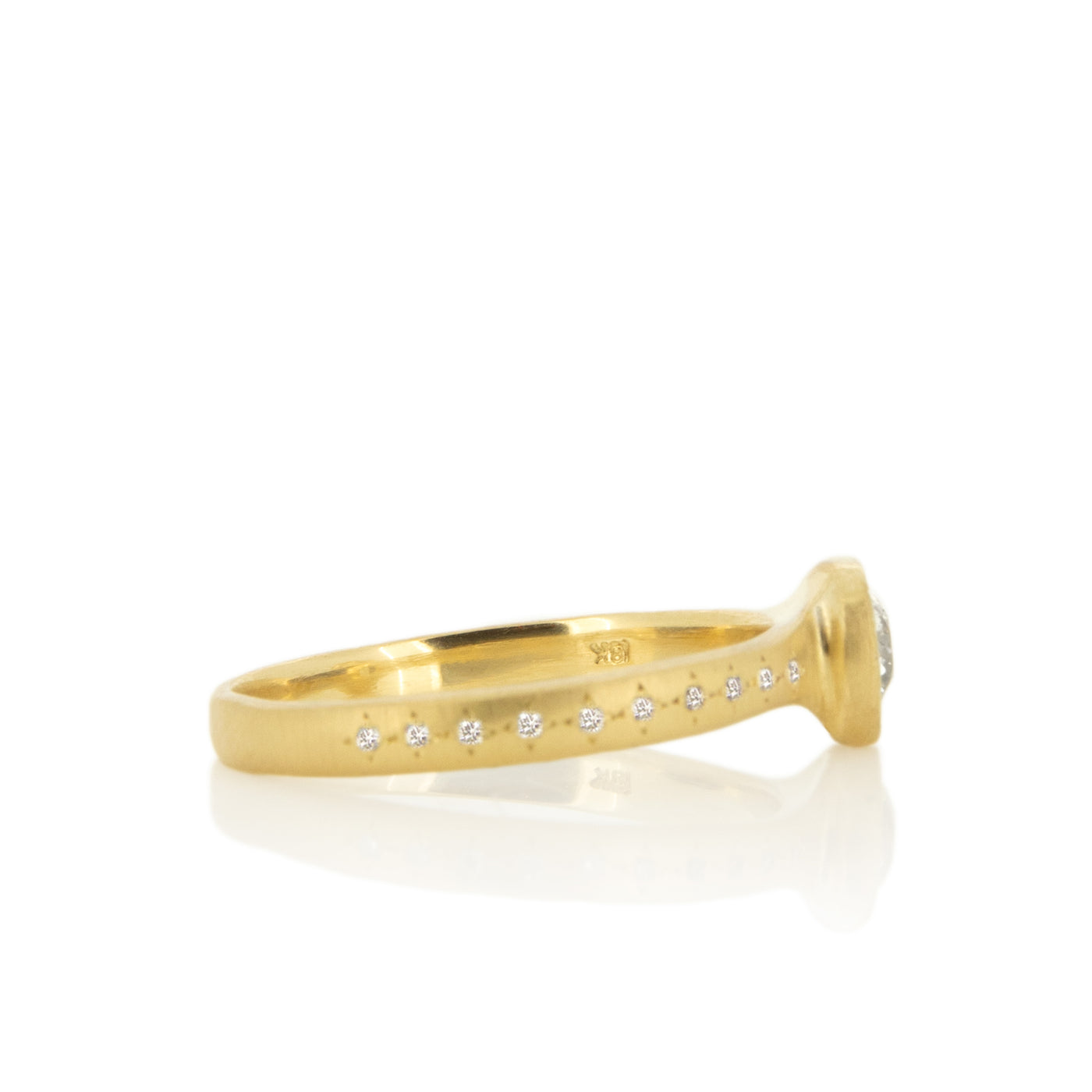 Etched Round Succession Ring
