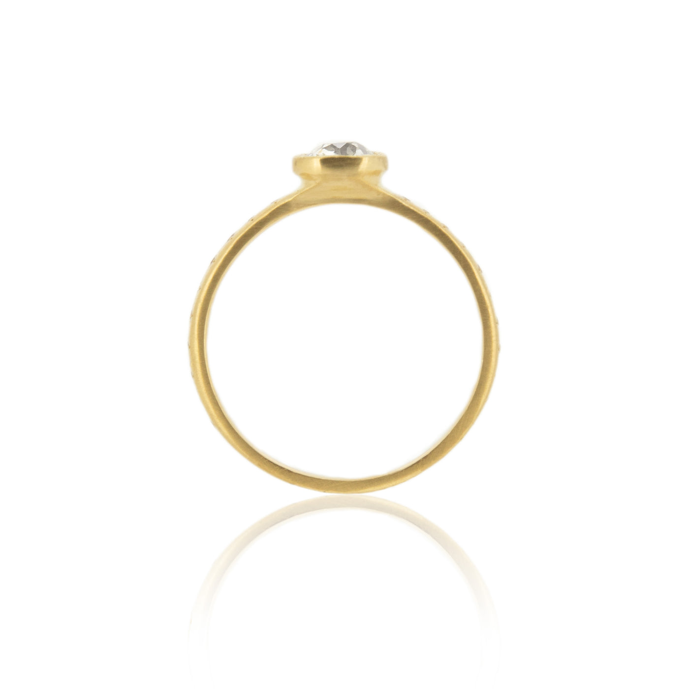 Etched Round Succession Ring