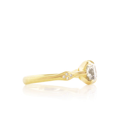 Cushion Rosebud Solitaire
