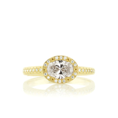 Diamond Oval Succession Ring