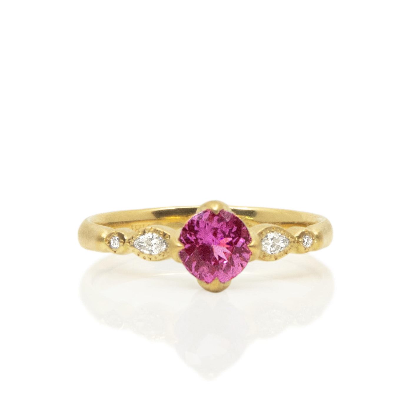 Oval and Round Rosebud