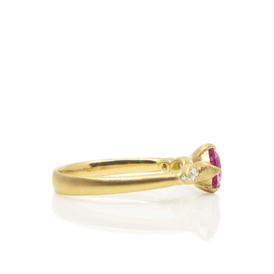 Oval and Round Rosebud