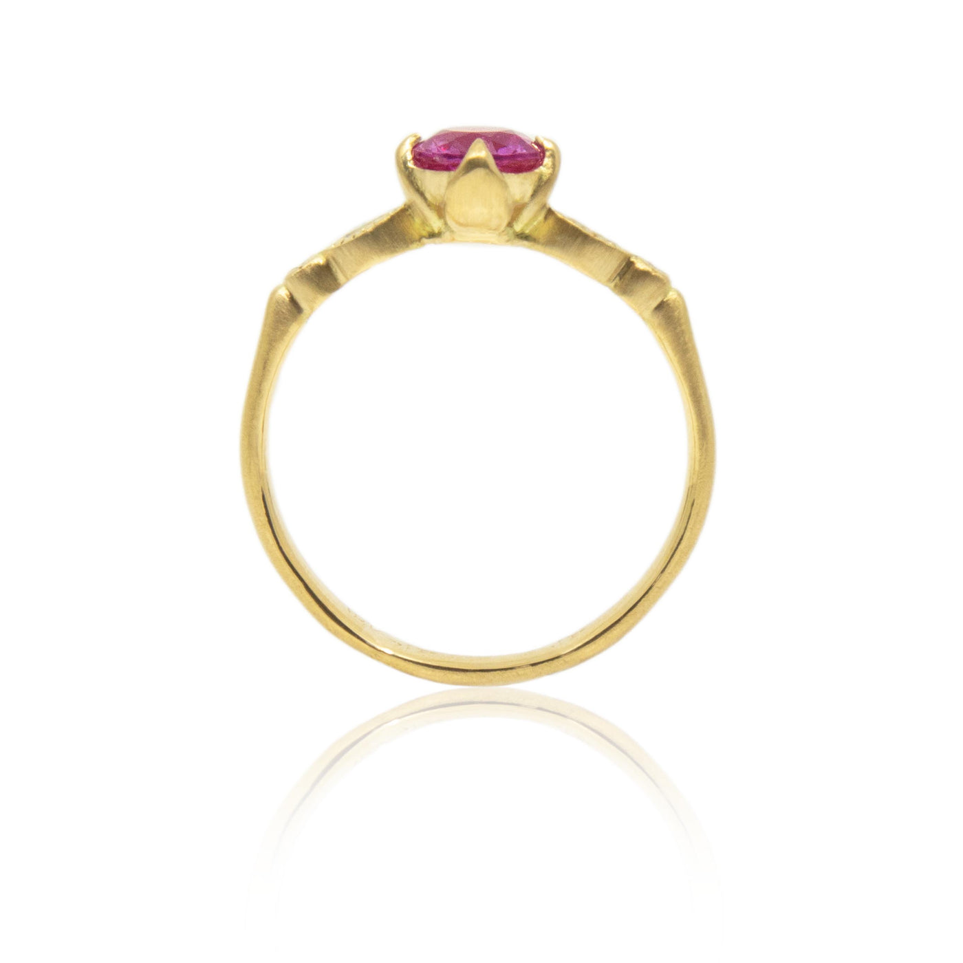 Oval and Round Rosebud