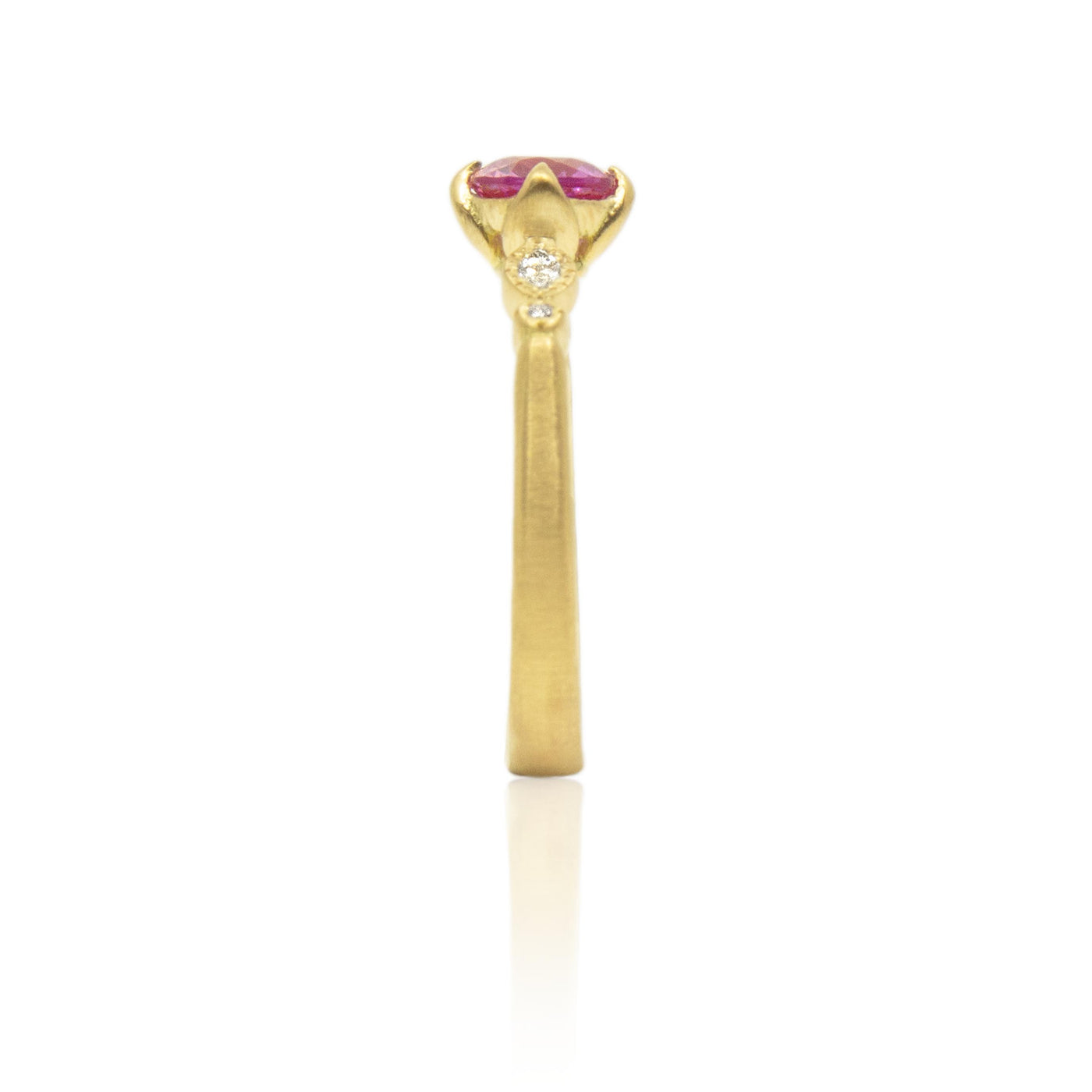 Oval and Round Rosebud