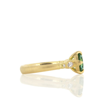 Oval & Round Rosebud Solitaire