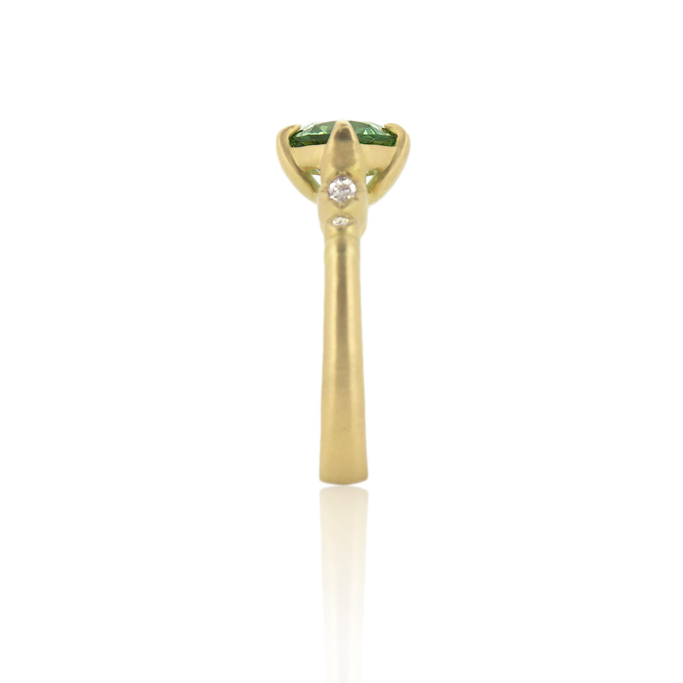 Oval & Round Rosebud Solitaire