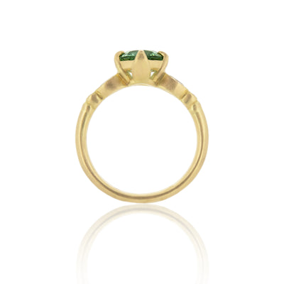 Oval & Round Rosebud Solitaire