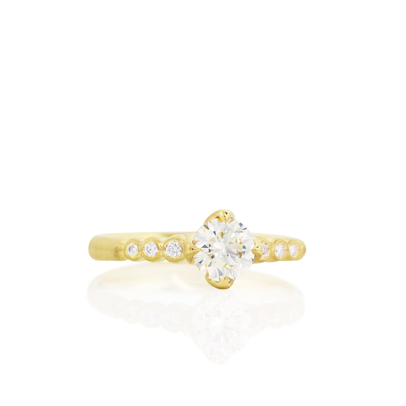 Rosebud Solitaire Ring