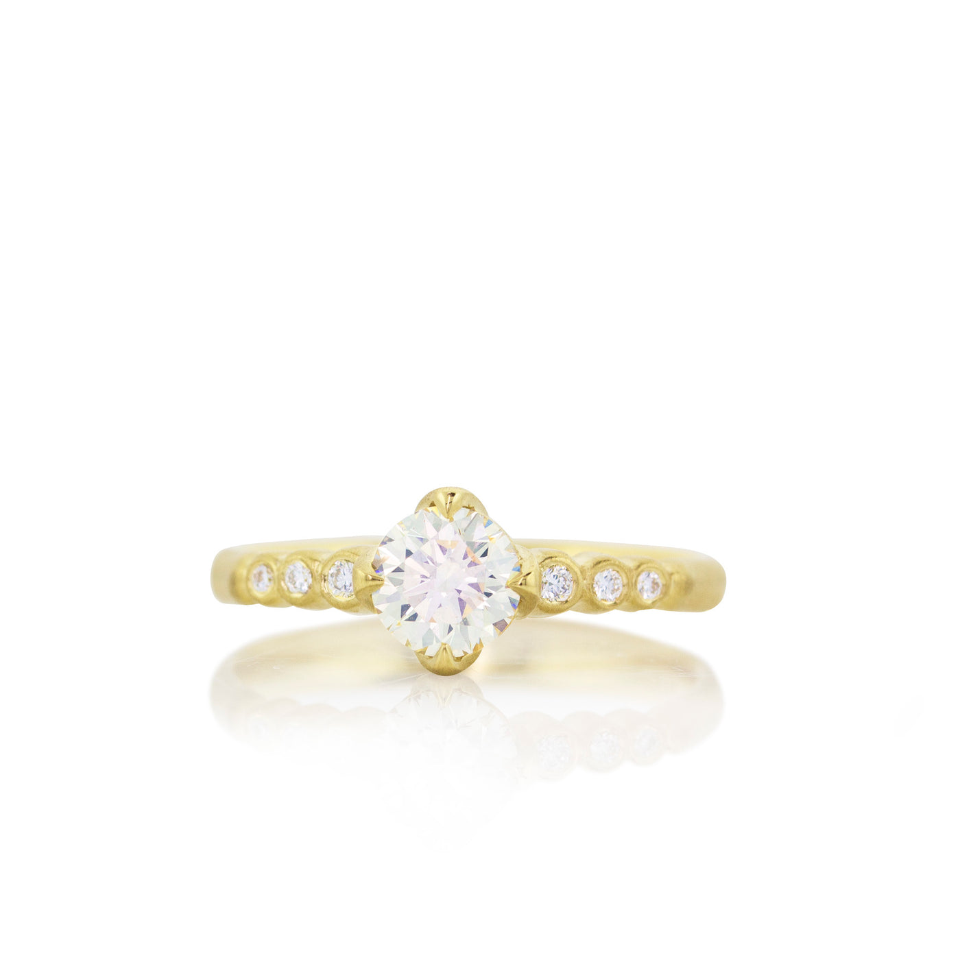 Rosebud Solitaire Ring