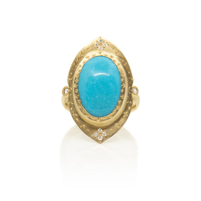 Oval Turquoise Ring