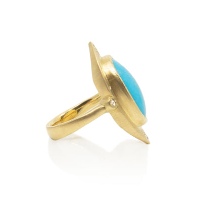 Oval Turquoise Ring