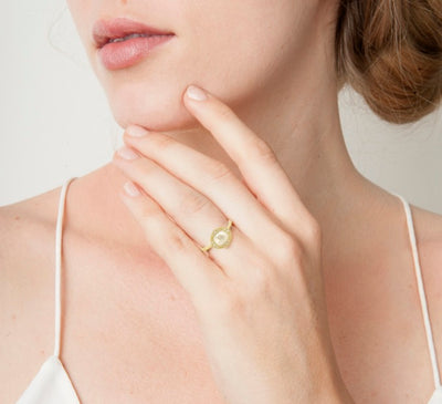 ROSE CUT DIAMOND RING