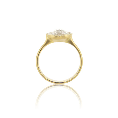 ROSE CUT DIAMOND RING